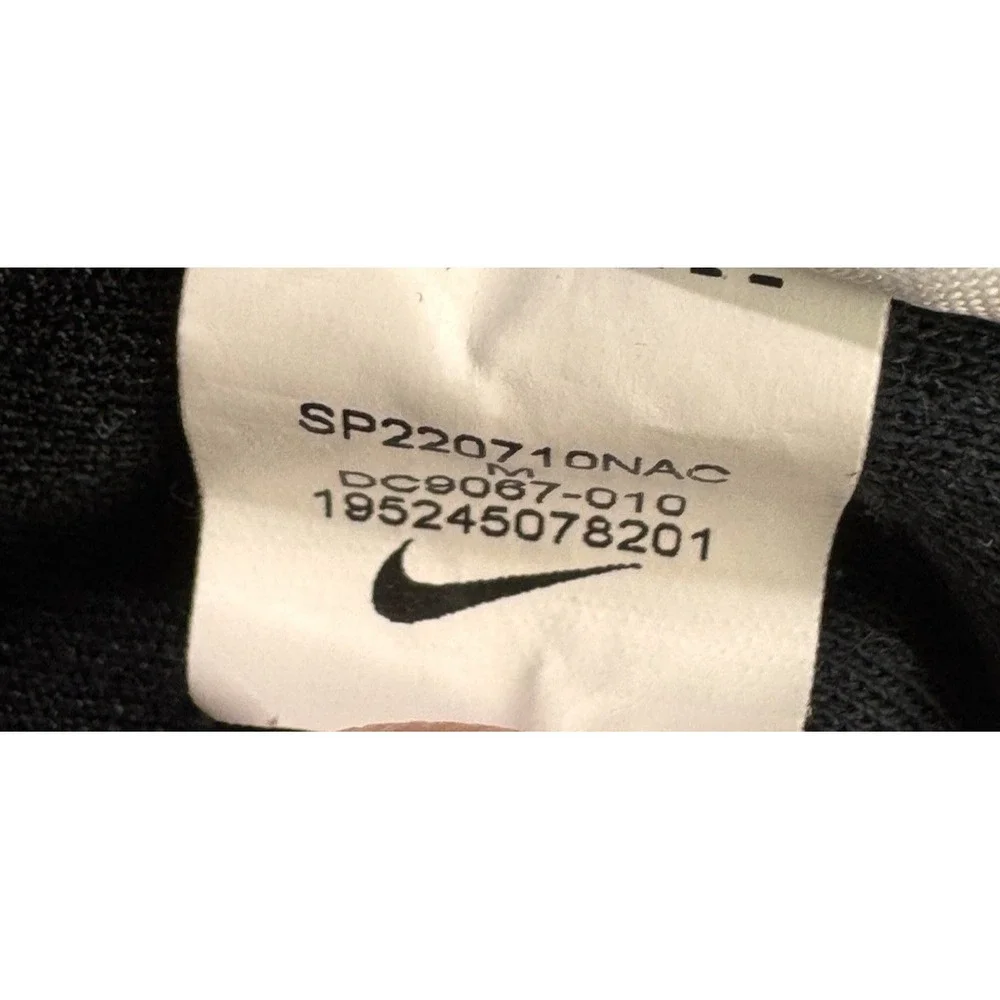 Nike F.C. Joggers Women M‎ Black Zip Ankle Pockets Drawstring Soccer DC9067-010